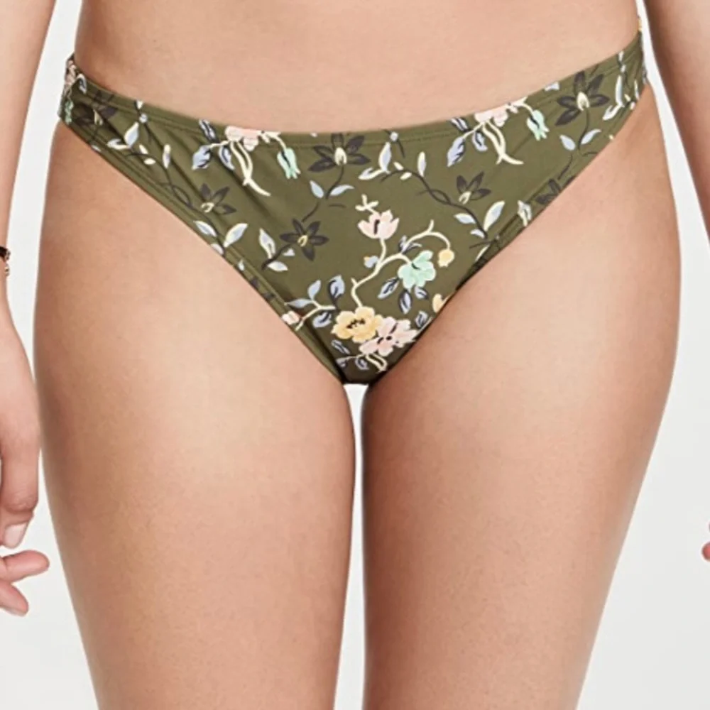Tory Burch NWT printed bikini bottoms in Wall Floral size L